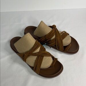 Brown Strappy Sandals
